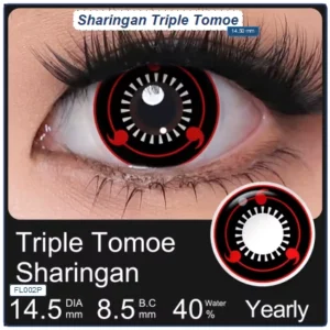 Lente Sharingan Triple Tomoe (FL002P)