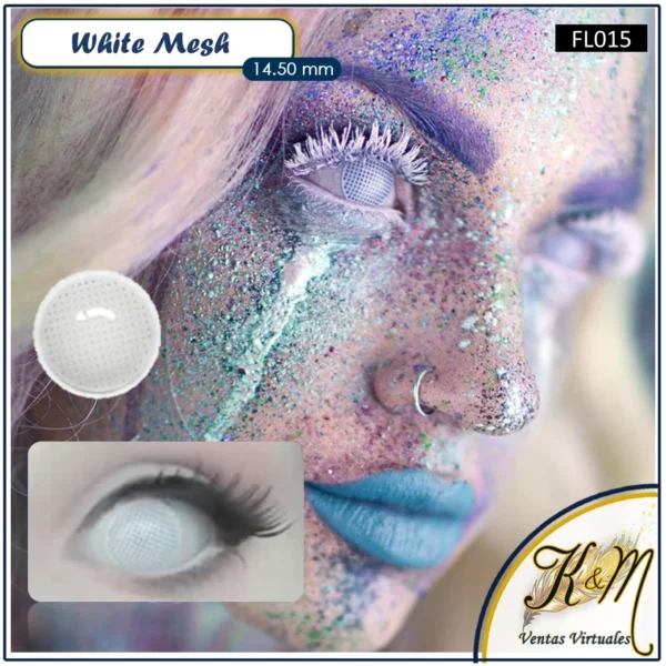 Pupilente Mesh White (FL015)