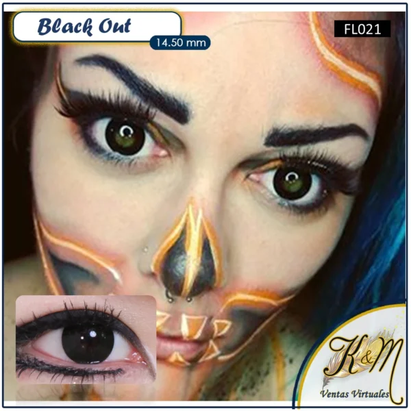 Pupilente Out Black (FL021)