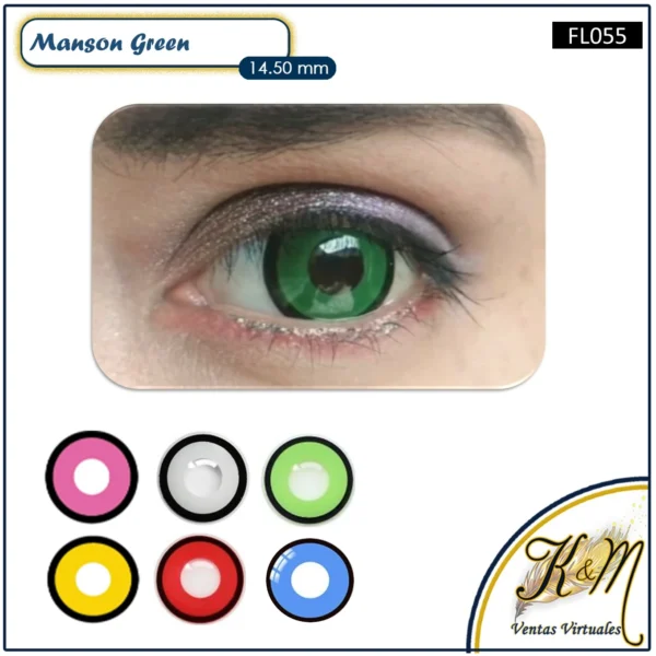 Pupilente Manson  Green (FL055)
