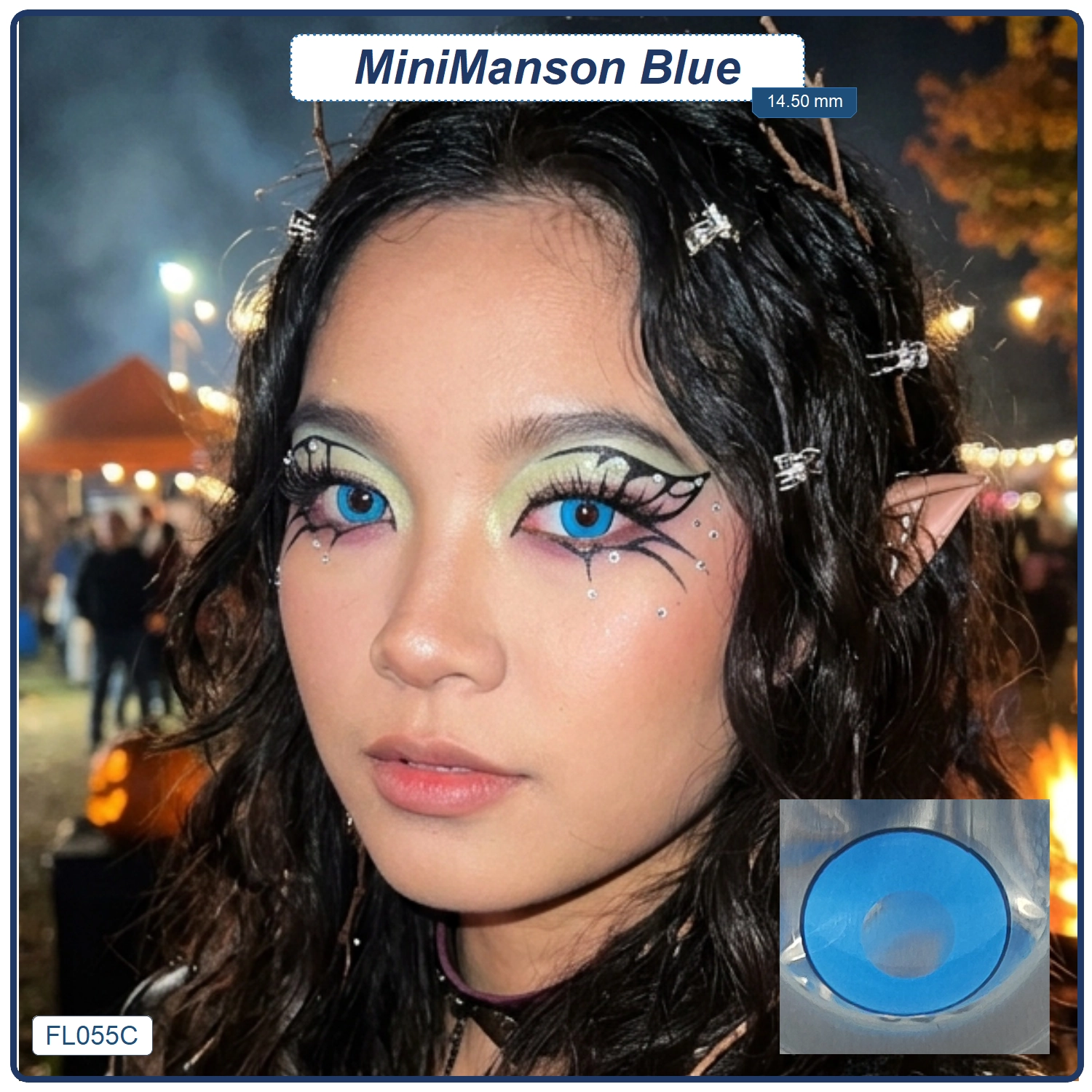 Lente MiniManson Blue (FL055C)