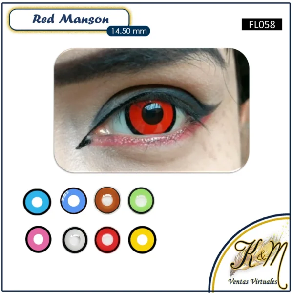 Pupilente Manson Red (FL058)