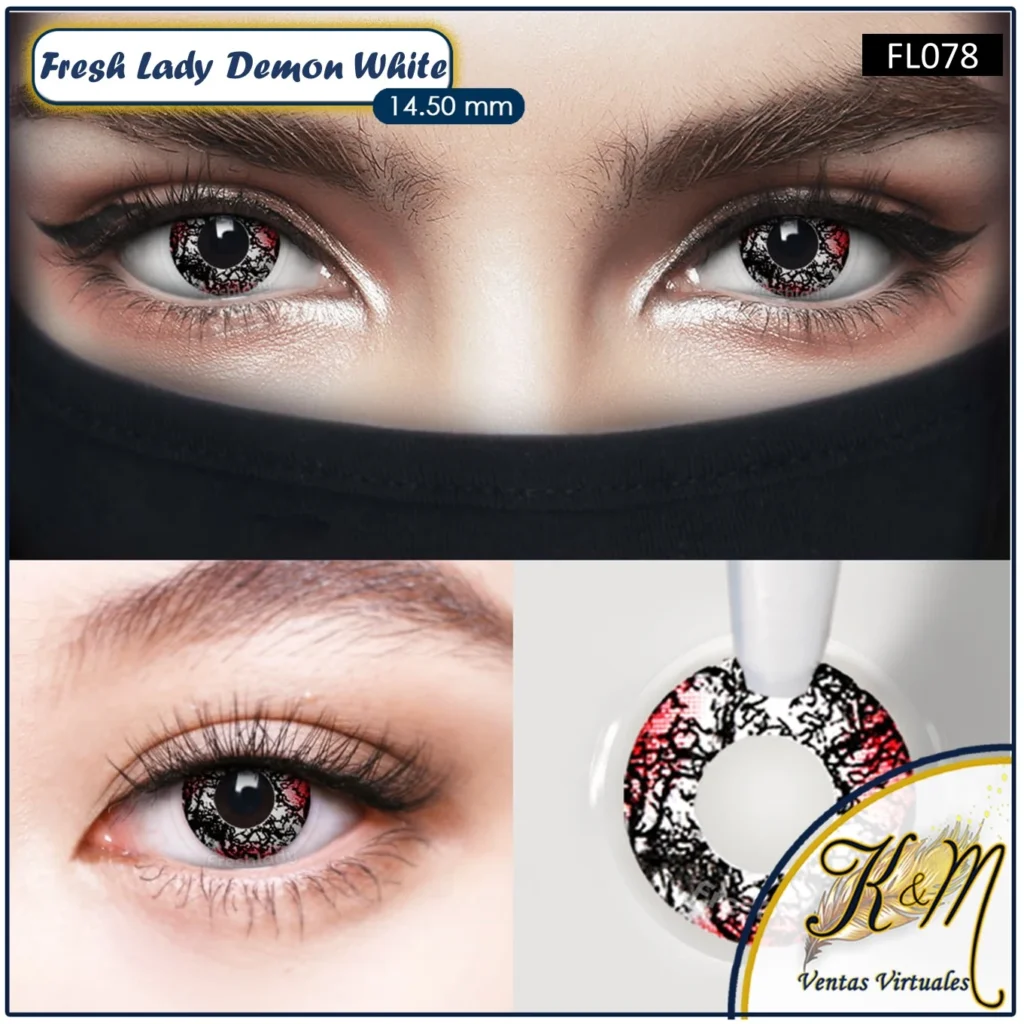 Lente Demonio White (FL078)