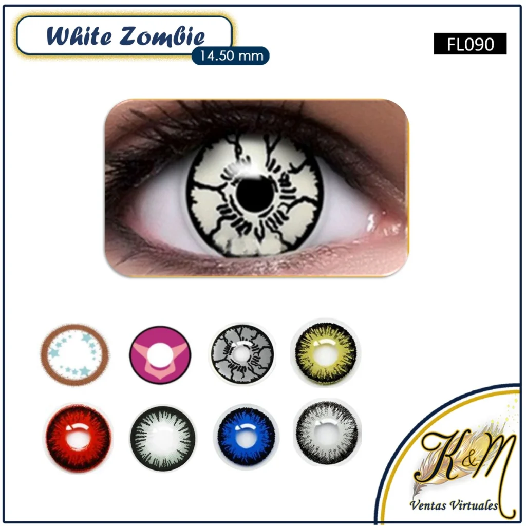 Lente Zombie White (FL090)