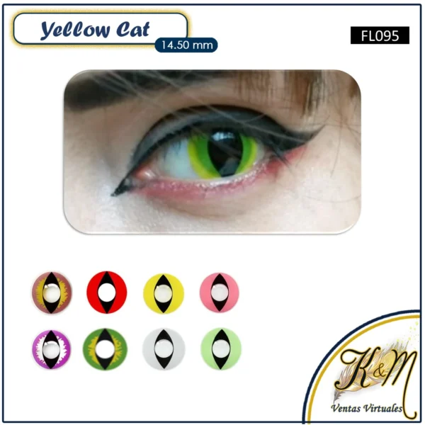 Pupilente Cat Yellow (FL095)