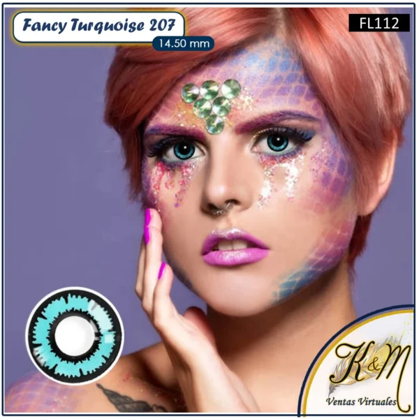 Pupilente Fancy Turquoise (FL112)