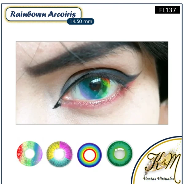 Pupilente Rainbown Mixto (FL137)