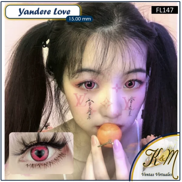 Pupilente Yandere Love Pink (FL147)