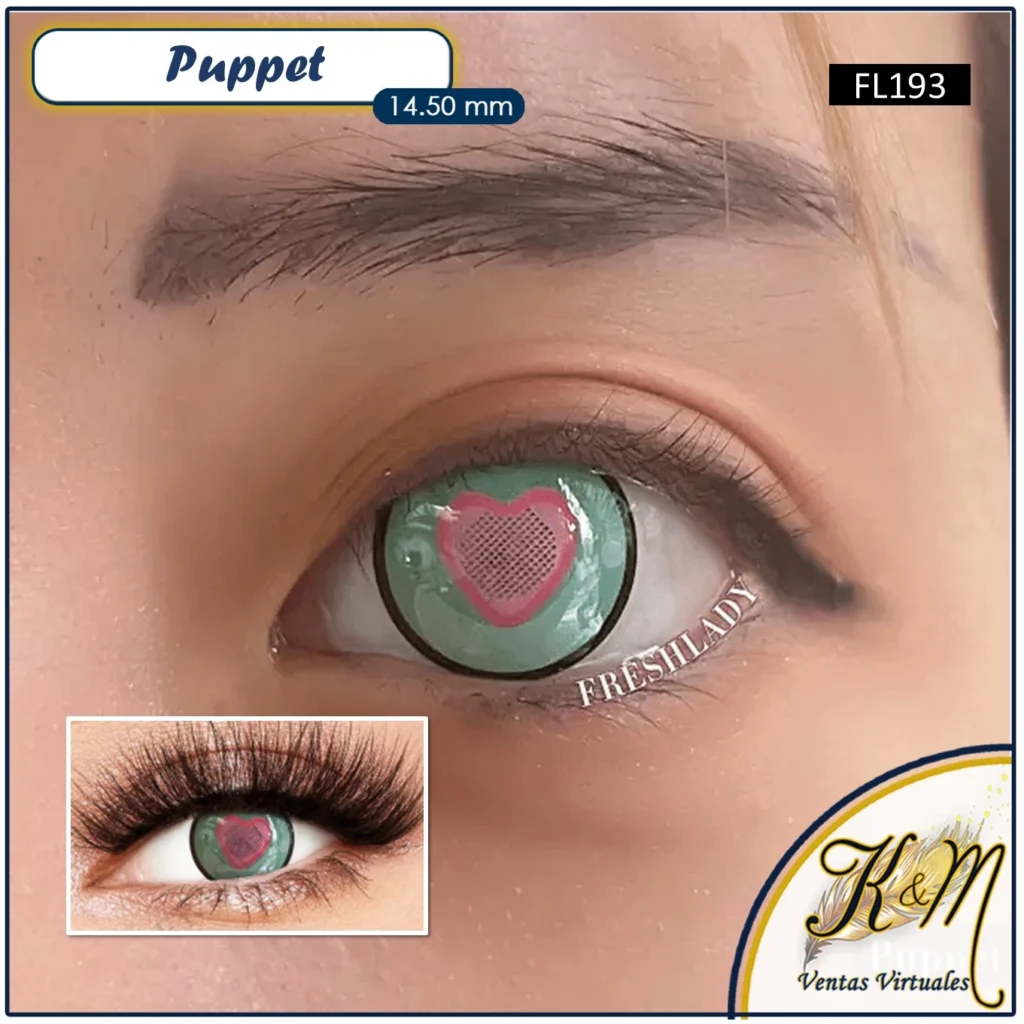 Lente Puppet Heart Pink (FL193)