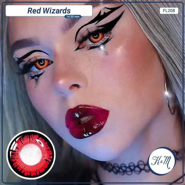 Pupilente Wizards Red (FL208) - Image 4