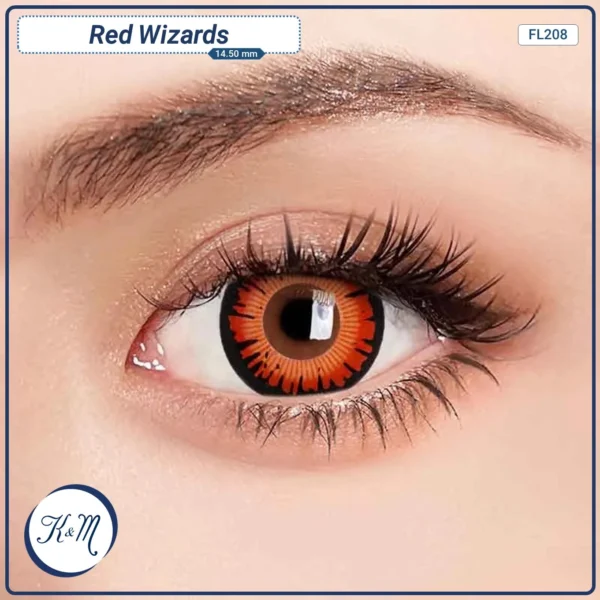 Pupilente Wizards Red (FL208)