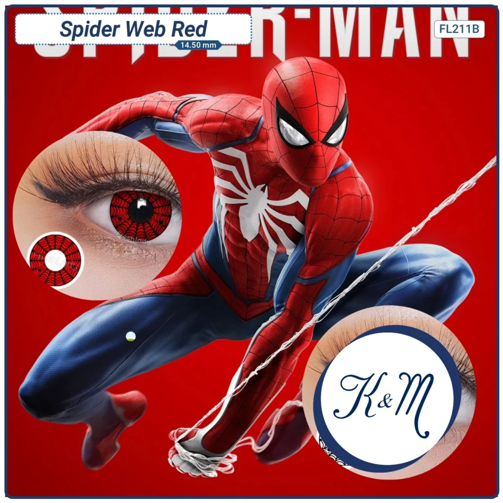 Lente Spider Web Red (FL211B)