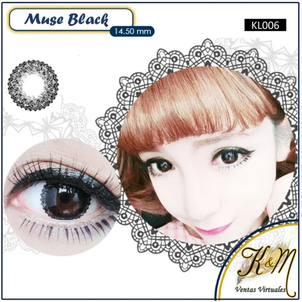 Lens Fancylook Muse Black (KL006)