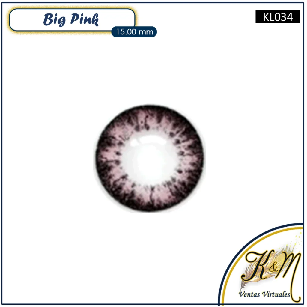 Lens Medidevice Big  Pink (KL034)