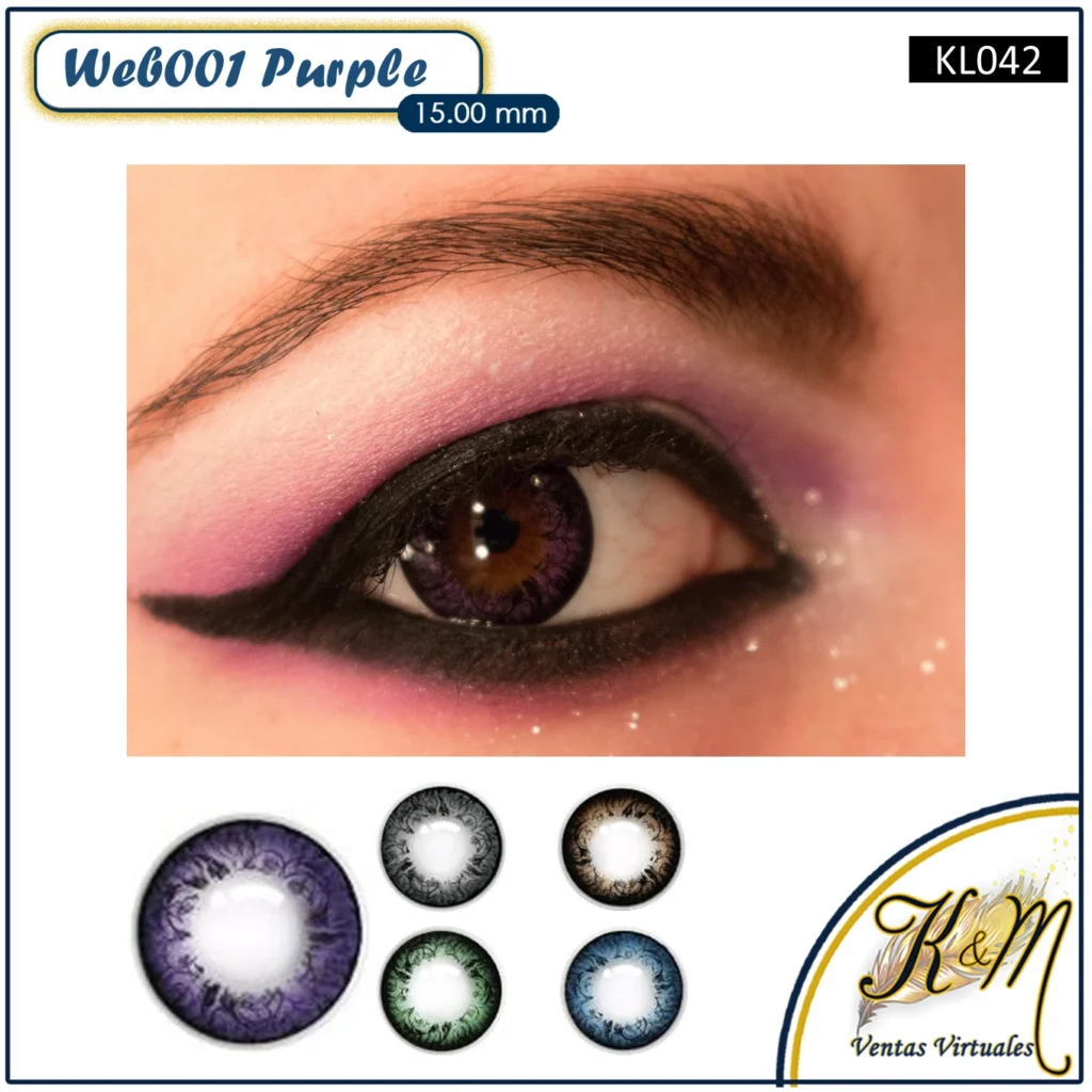 Lens Medidevice Nubloso Purple (KL042)