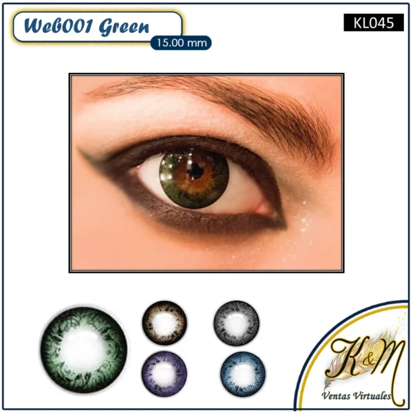 Lens Medidevice Nubloso Green (KL045)