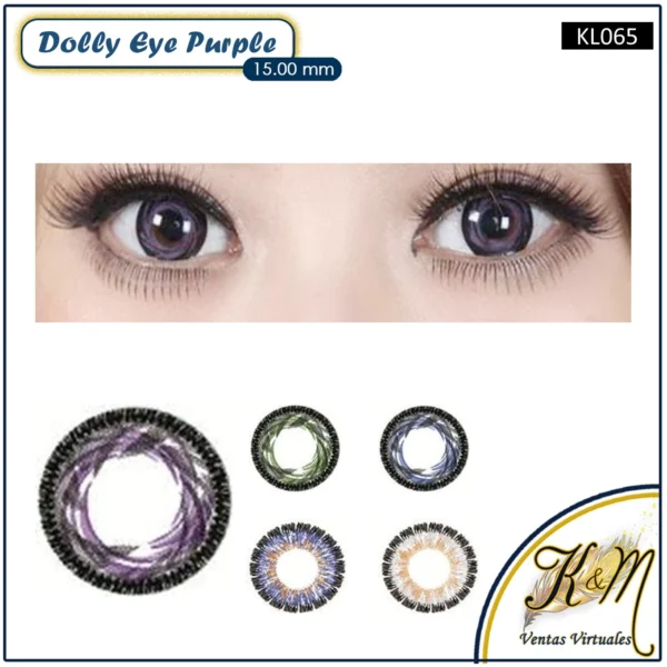 Lens Medidevice Dolly Eye BabyDoll  Purple (KL065)
