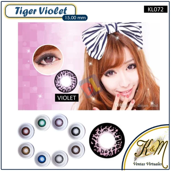 Lens Medidevice  Tiger Violet (KL072)