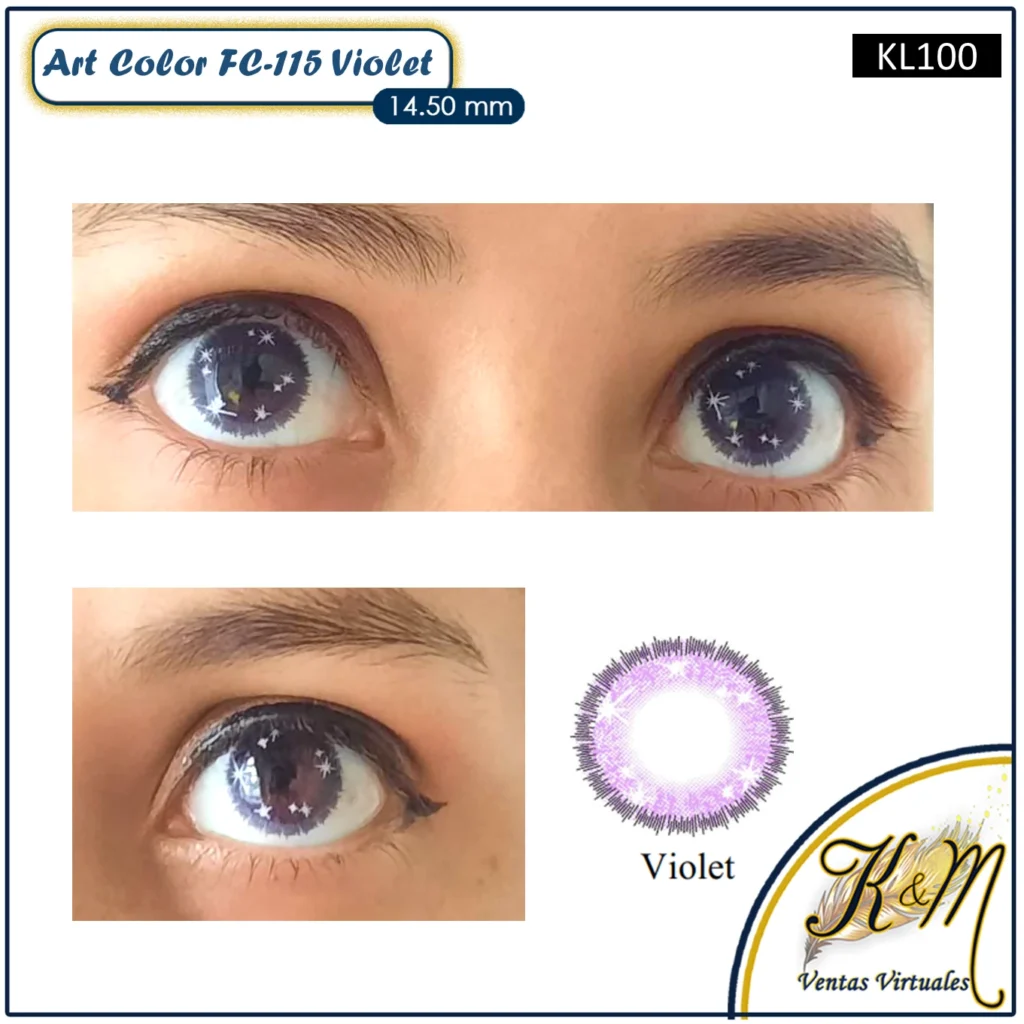 Lens Fancylook Color Star Amethyst Violet (KL100)