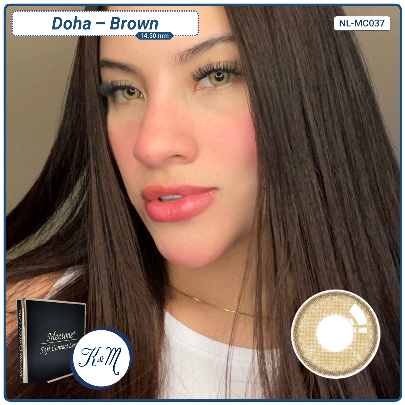 Lens Meetone Doha Brown (NL-MC037)