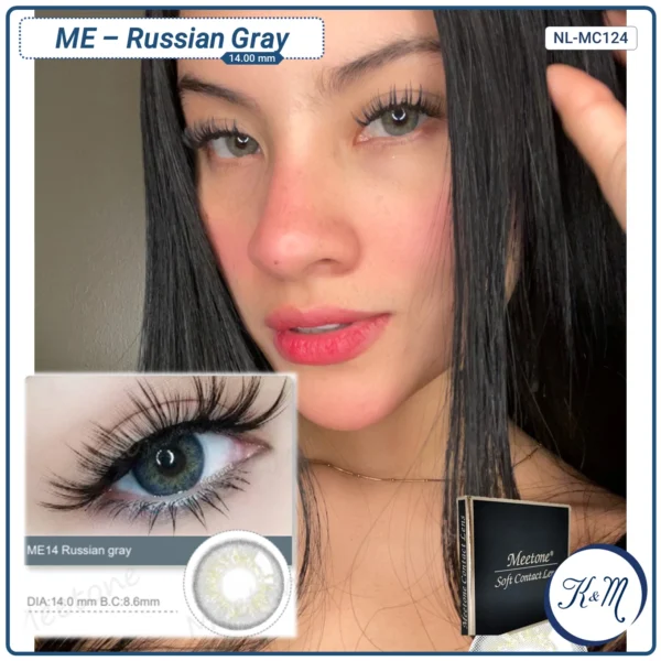 Lentilla Meetone Me Russian Gray (NL-MC124)