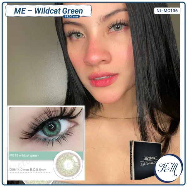 Lentilla Meetone Me Wildcat Green (NL-MC136)