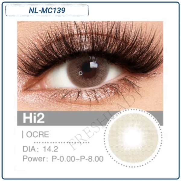 Lentilla FreshLady Hidrocor Hi2 Ocre (NL-MC139) - Image 2
