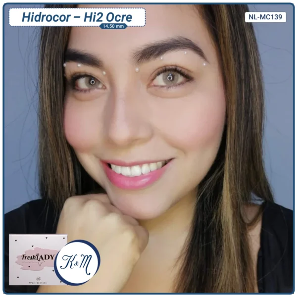 Lentilla FreshLady Hidrocor Hi2 Ocre (NL-MC139)