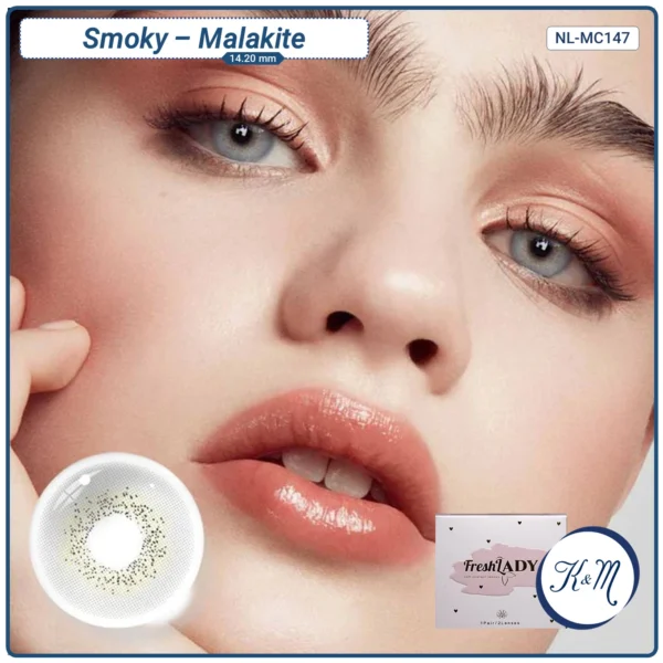 Lentilla FreshLady Smoky Malakite (NL-MC147)