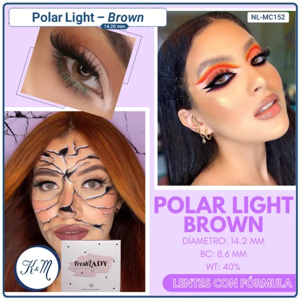 Lentilla FreshLady Polar Light Brown (NL-MC152)