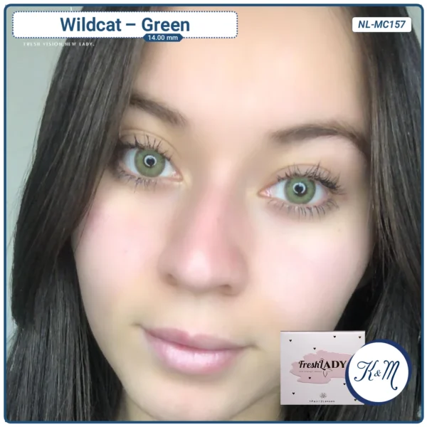 Lentilla FreshLady Wildcat Green (NL-MC157)