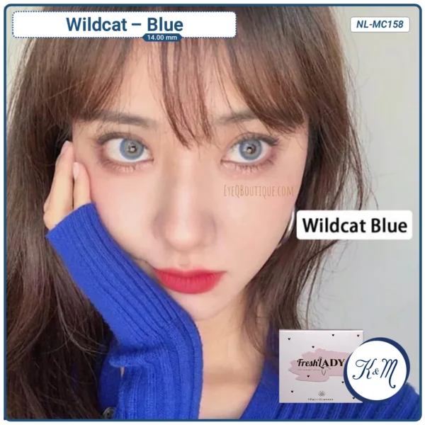 Lentilla FreshLady Wildcat Blue (NL-MC158)