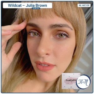 Lentilla FreshLady Wildcat Julia Brown (NL-MC159)