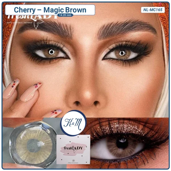 Lentilla FreshLady Cherry Magic Brown (NL-MC165)