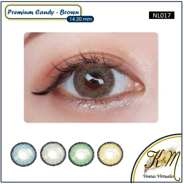 Lentilla Fancylook Premium Candy Brown (NL017)