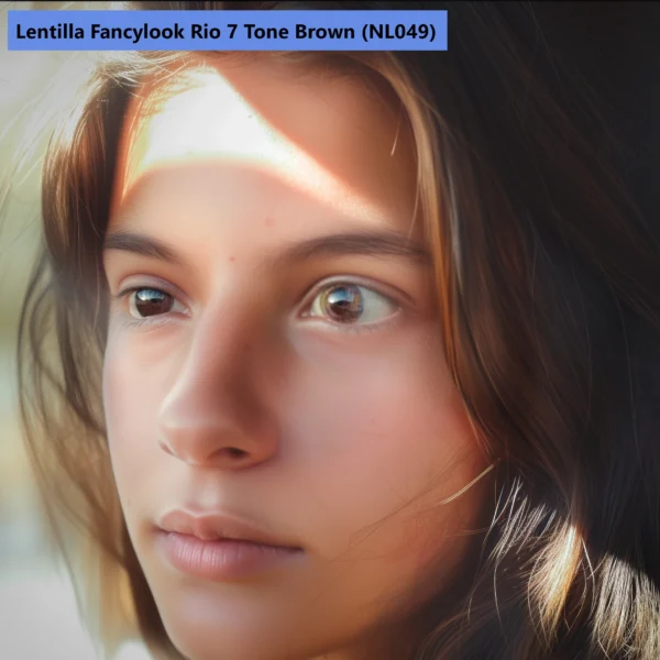 Lentilla Fancylook Rio 7 Tone
 Brown (NL049)