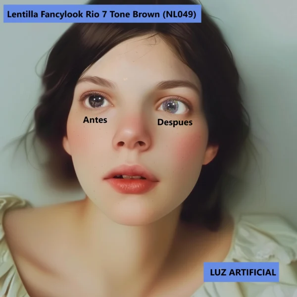 Lentilla Fancylook Rio 7 Tone
 Brown (NL049) - Image 2