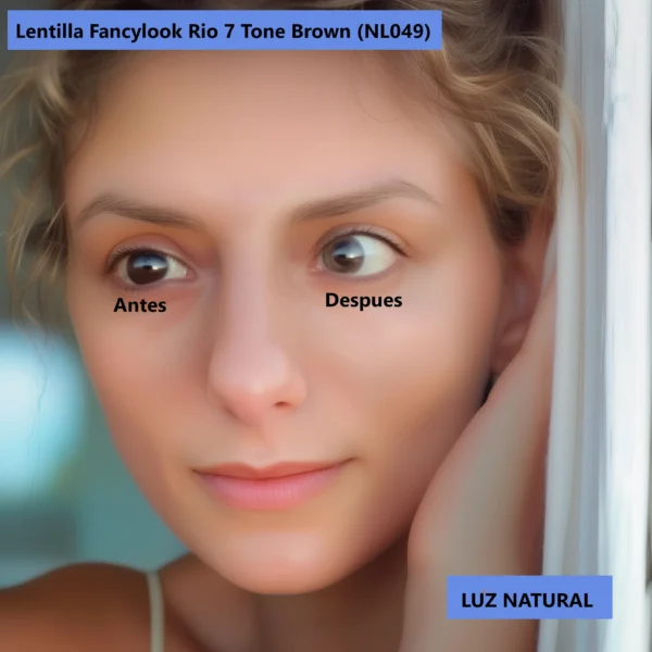 Lentilla Fancylook Rio 7 Tone
 Brown (NL049) - Image 3
