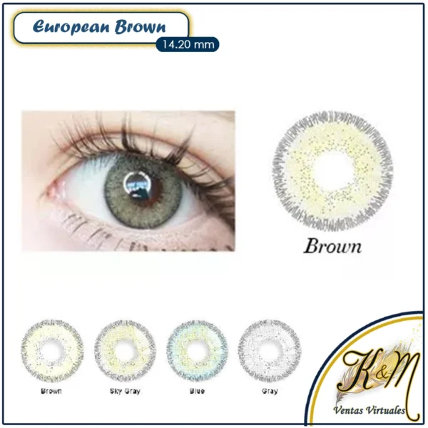Lentilla Fancylook European  Brown (NL052)