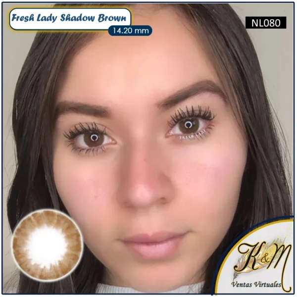 Lentilla FreshLady Old Shadow Brown (NL080)