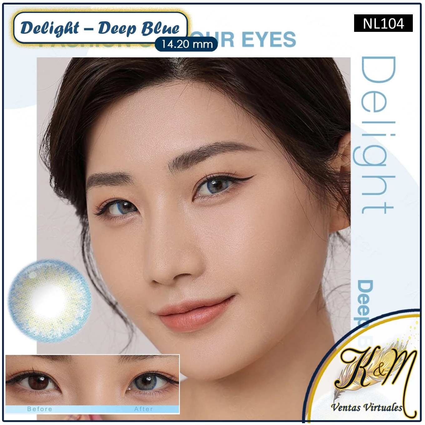 Lens Magister Delight Deep Blue (NL104)