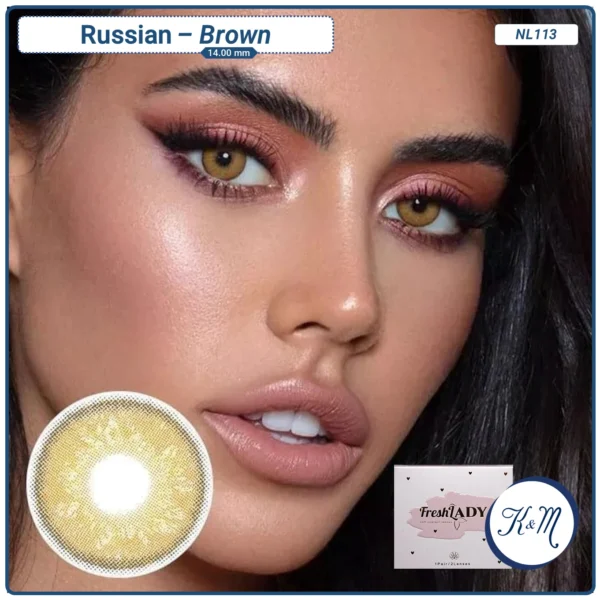 Lentilla FreshLady Russian Brown (NL113) - Image 3