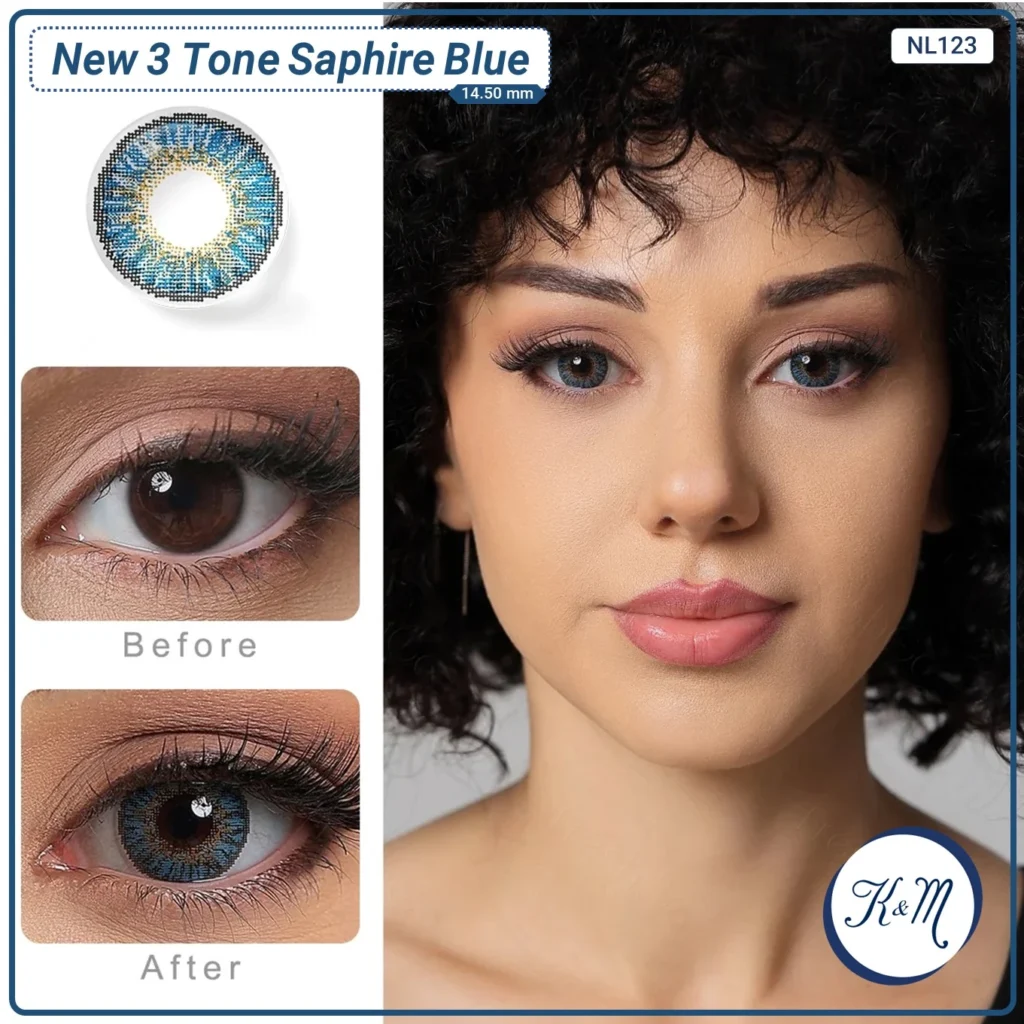 Lens FreshGo New 3 Tone Saphire Blue (NL123)