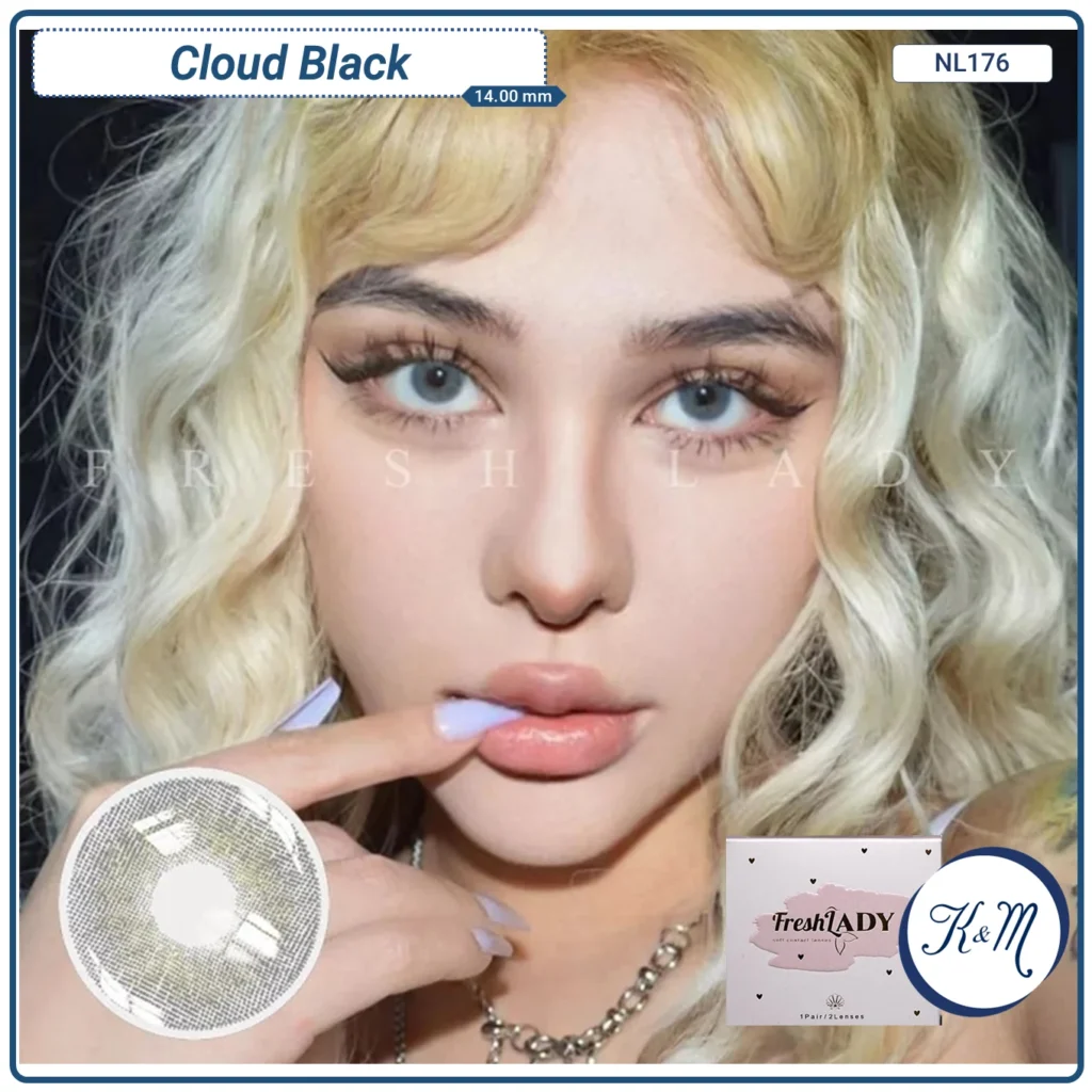 Lens FreshLady Cloud Black (NL176)