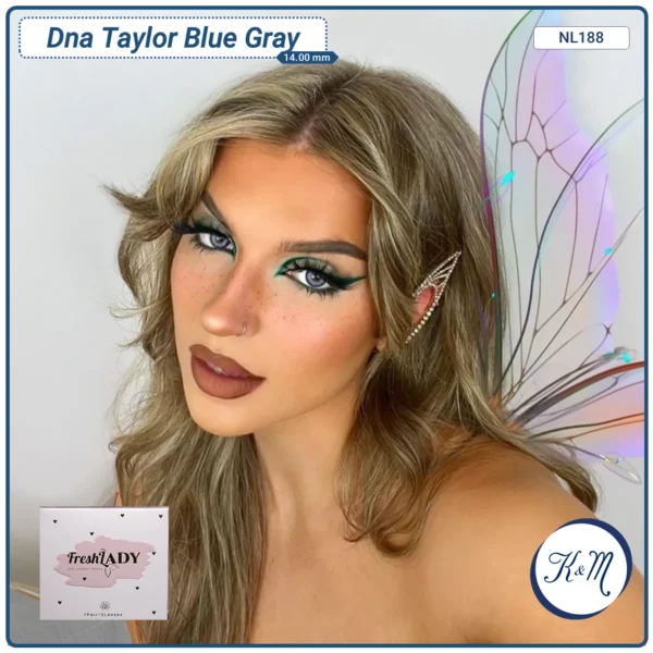 Lentilla FreshLady DNA Taylor Blue Gray (NL188)