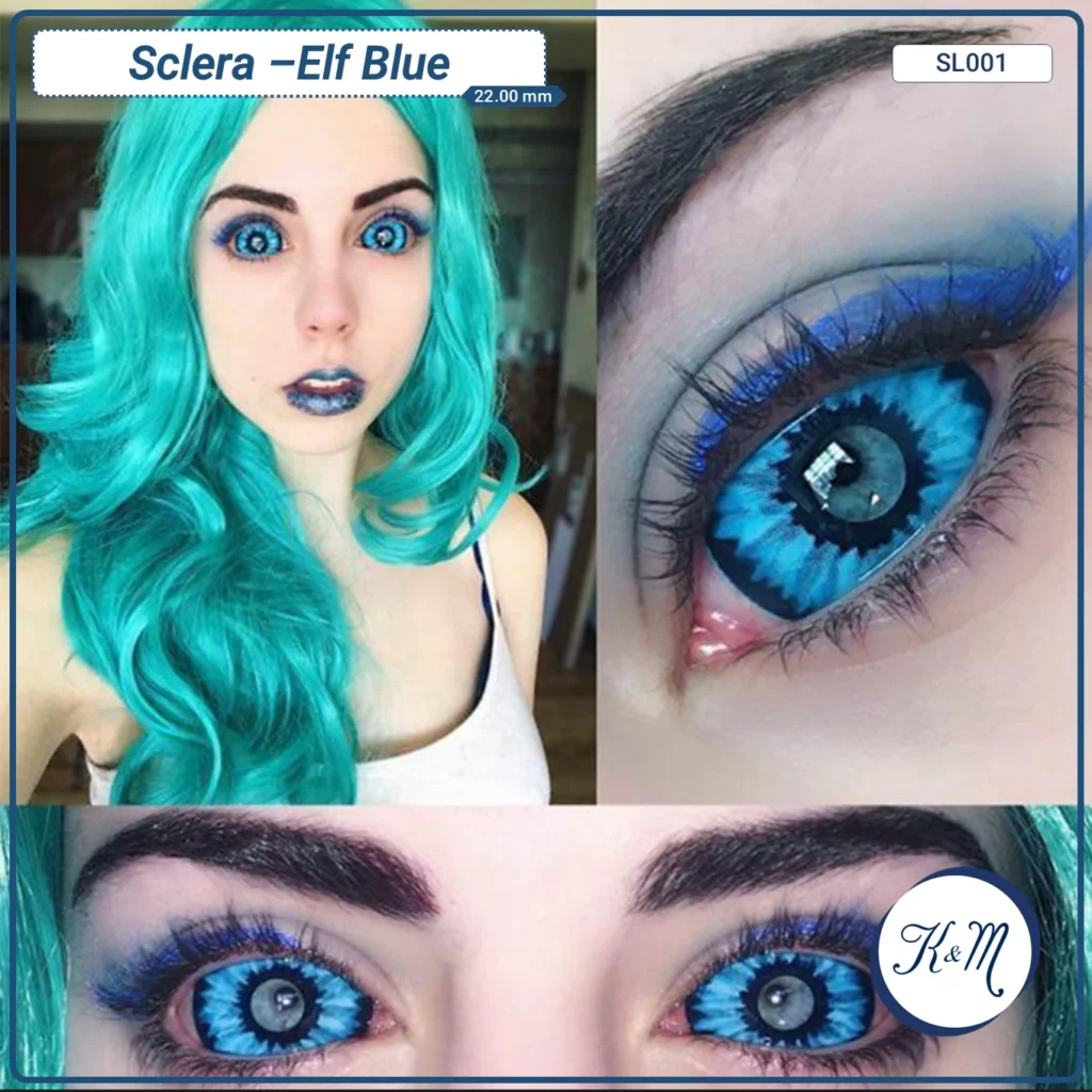 Lente Sclera Elf Blue (SL001)