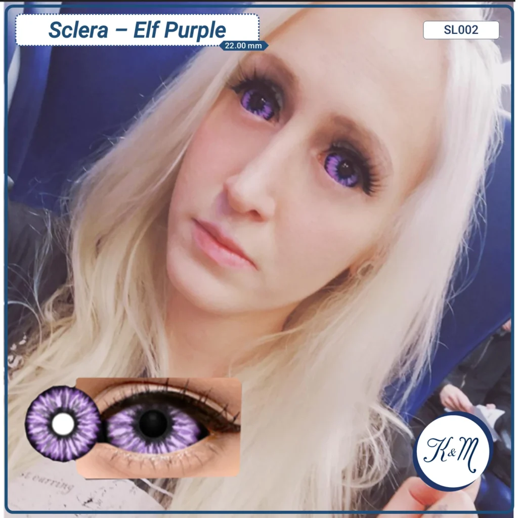 Lente Sclera Elf Purple (SL002)