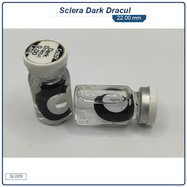 Lente Sclera Dark Dracul Blanco (SL009) - Image 2