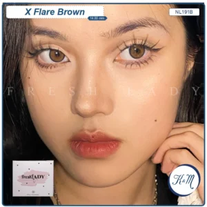Lentilla FreshLady X Flare Brown (NL191B)