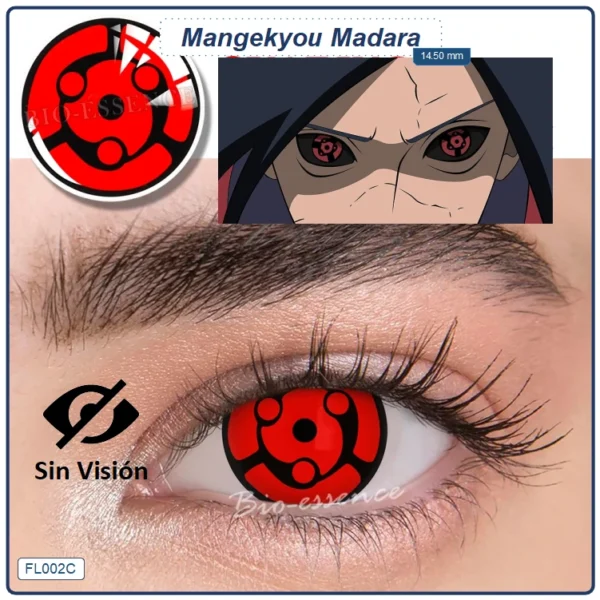 Pupilente Sharingan Mangekyou Madara Zero (FL002C)